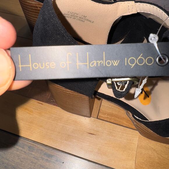 House of Harlow 1960 Tizzy Mary Jane Platform Heels Women's Size 7 NWT - Picture 7 of 7